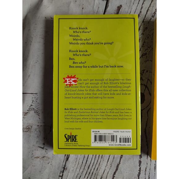 laugh out loud kids joke book Lot Of 3 Animal, Knock Knock Jokes Rob Elliott - Picture 5 of 10